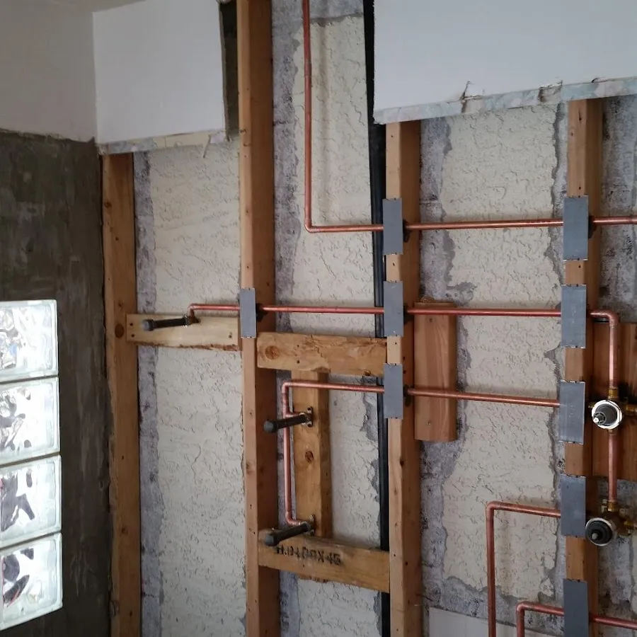 Copper pipe installation for Repiping in Lowes Island